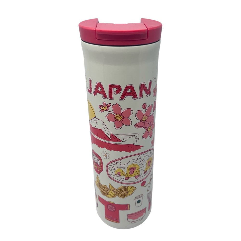 NWT Starbucks Japan Been There Series Easy to Go Tumbler w/Lid 473 ML Stainless